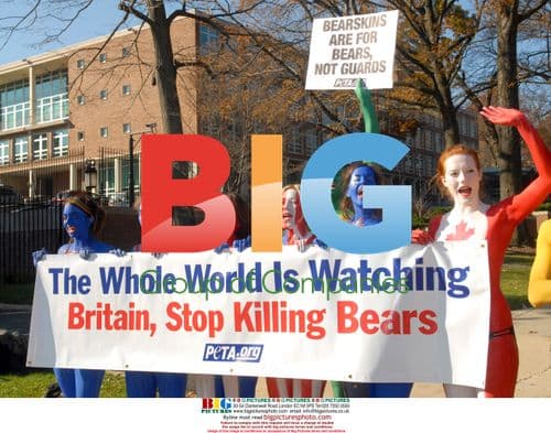 PETA Protesters at British Embassy