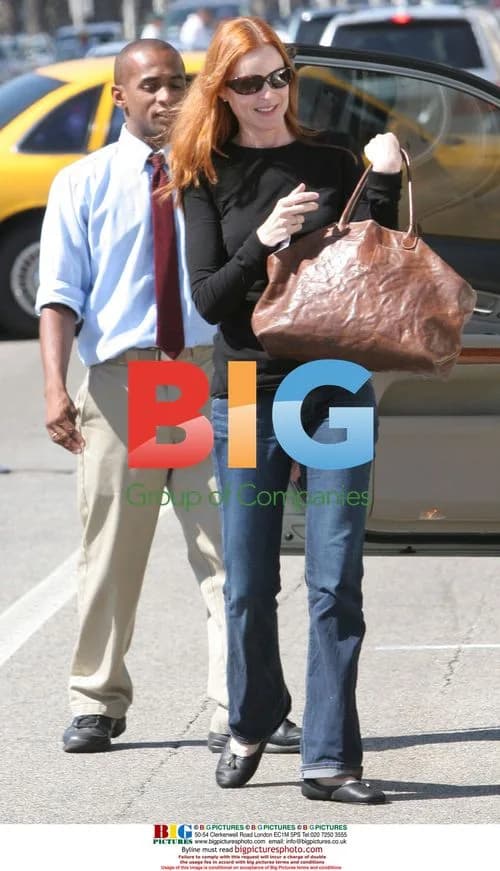 Marcia Cross Lunches with Mother in LA