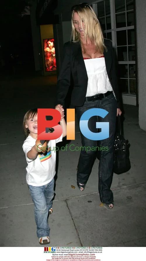 Nicollette Sheridan with Little Liam in Beverly Hills
