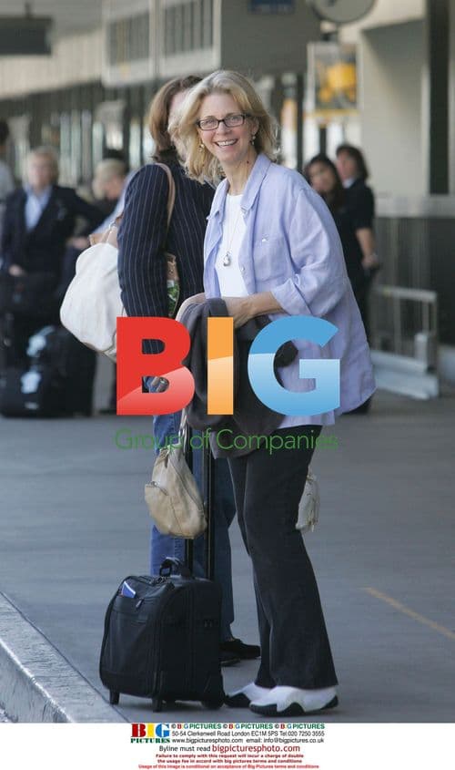 Lindsay Wagner at LAX Airport