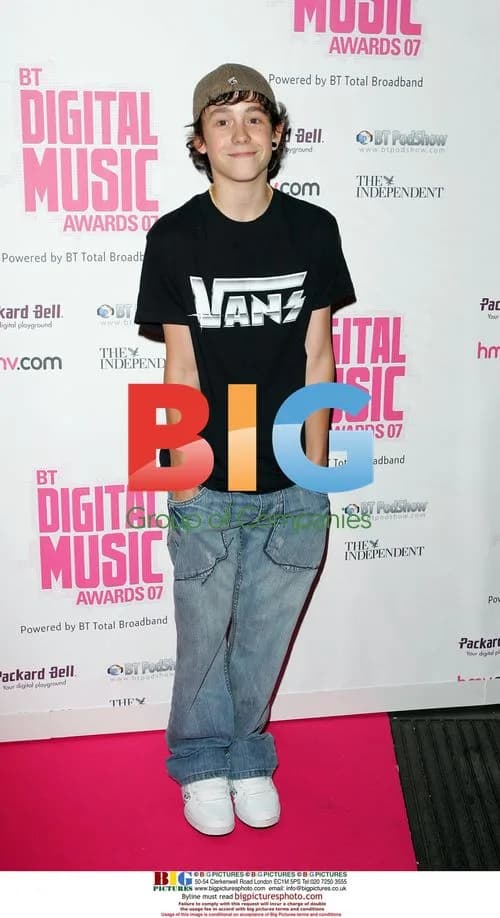 Lil' Chris at BT Digital Music Awards 2007