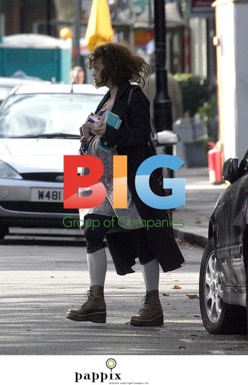 Helena Bonham Carter Pregnant in London