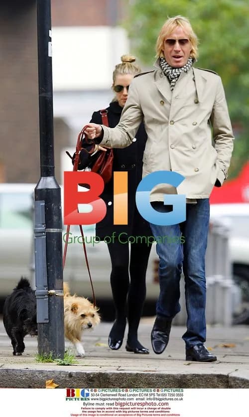 Sienna Miller and Rhys Ifans Out With Dogs