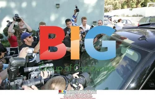 Britney Spears with Dog and Paparazzi