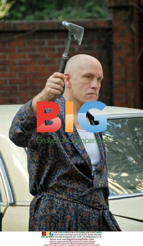 John Malkovich films 'Burn After Reading' scene