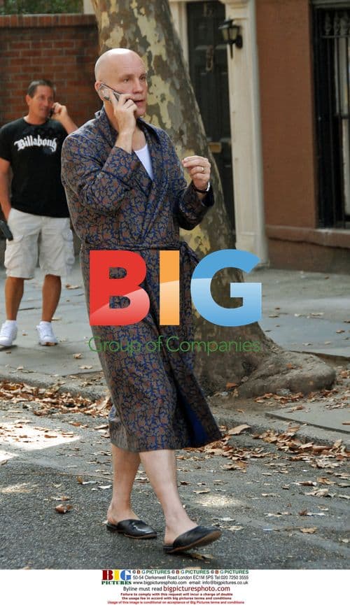 John Malkovich films 'Burn After Reading' scene