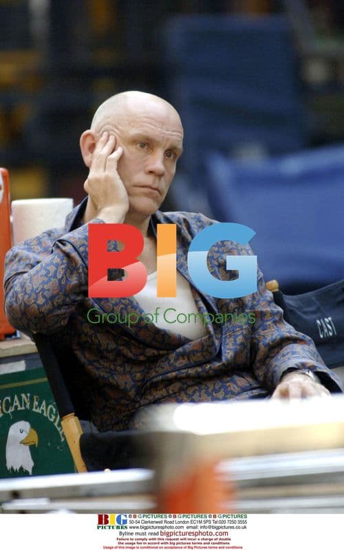 John Malkovich films scene for 'Burn After Reading'