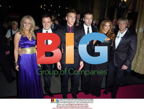 Westlife members attend Pink Ice Ball