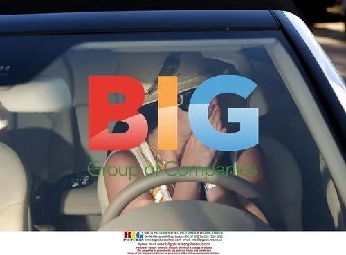 Britney Spears Stops for Coffee in Malibu