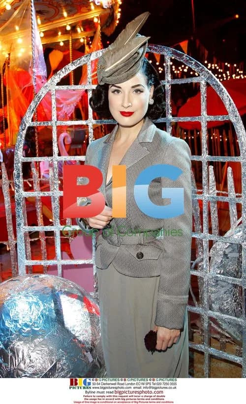 Dita Von Teese at John Galliano Fashion Show