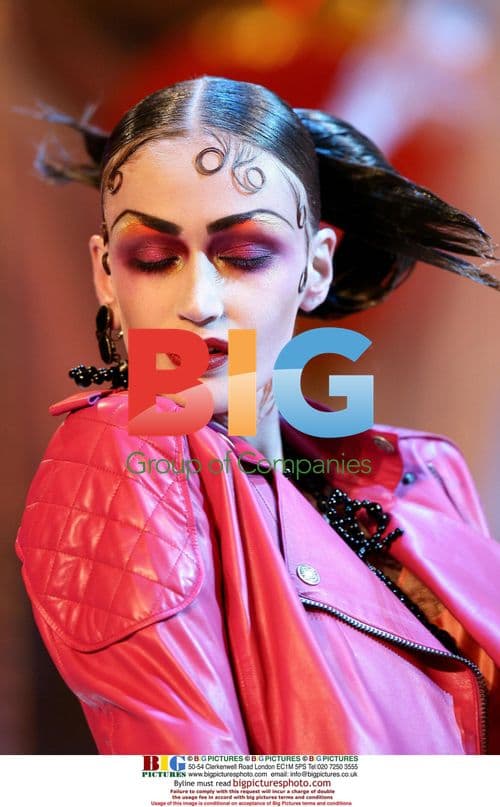 Model at John Galliano Fashion Show