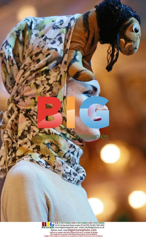 Model at John Galliano Fashion Show