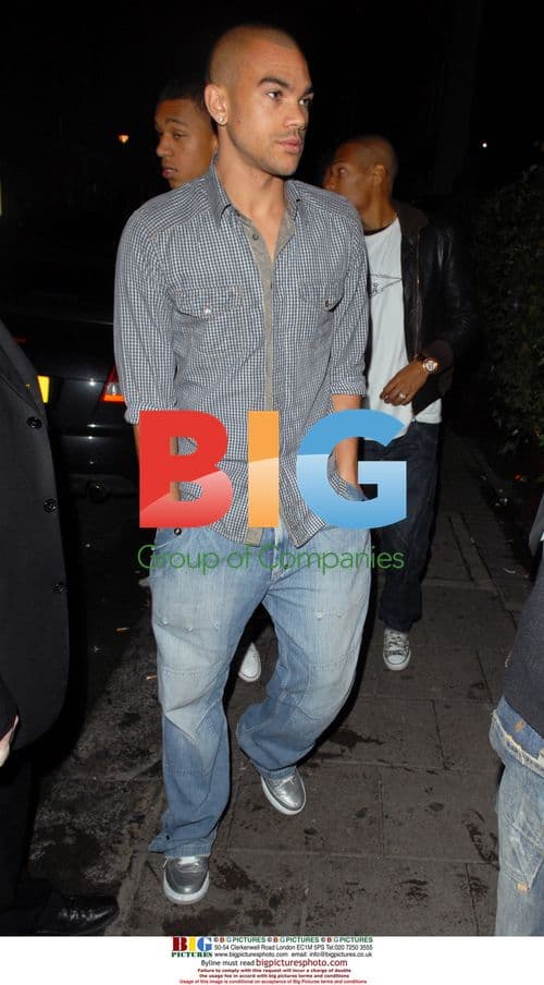 Footballer Kieron Dyer at The Embassy Club