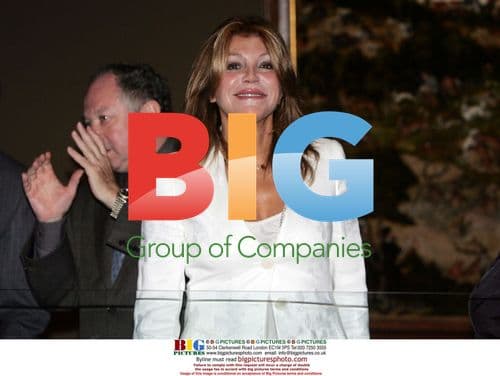 Baronesse Von Thyssen and Francesca Thyssen at Art Exhibition