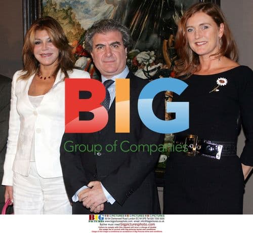 Baronesse Von Thyssen & Francesca Thyssen at Madrid Exhibition