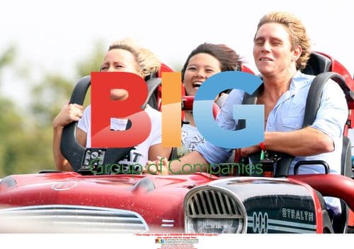 Big Brother Couple at Thorpe Park