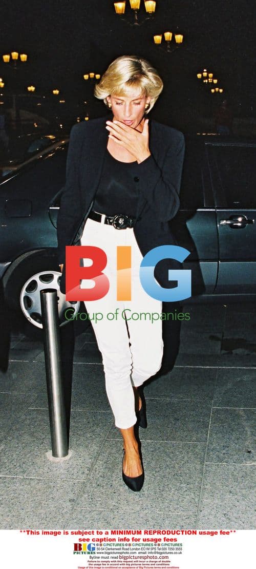 Diana, Princess of Wales at the Ritz in Paris