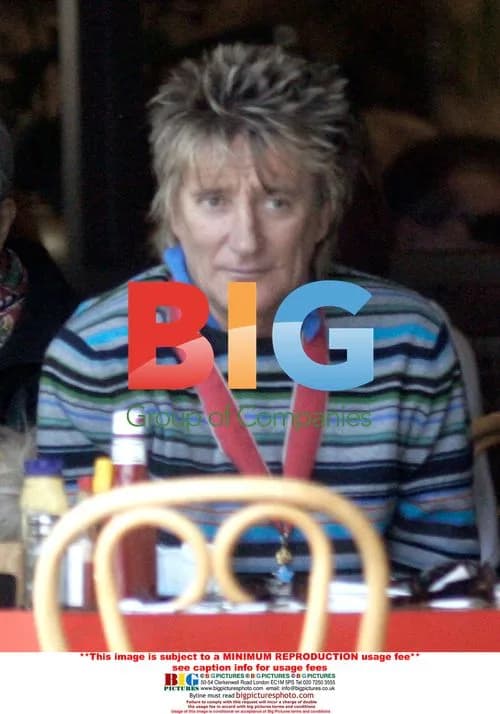 Rod Stewart Out for Brunch with Family