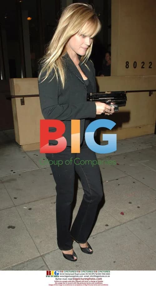 Reese Witherspoon Leaving AOC Restaurant