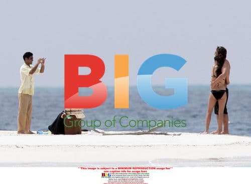 Penelope Cruz and Javier Bardem on Exotic Island