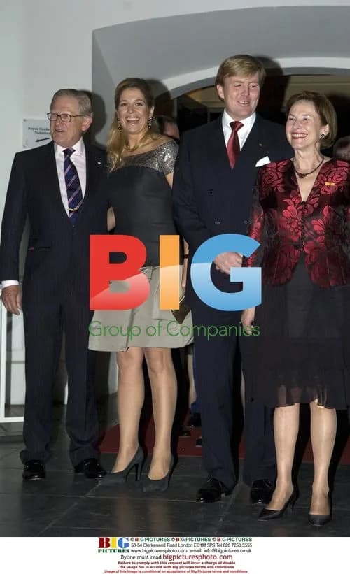 Queen Beatrix, Princess Maxima, and Prince Willem at Concert