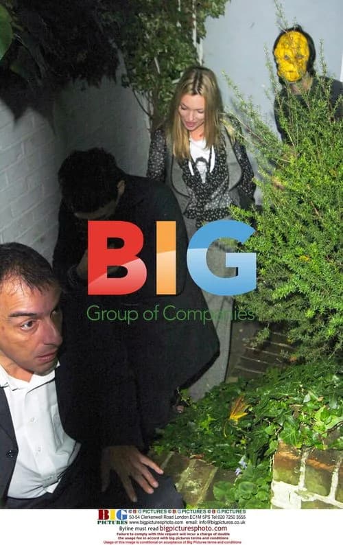 Kate Moss and Jamie Hince at friend's house