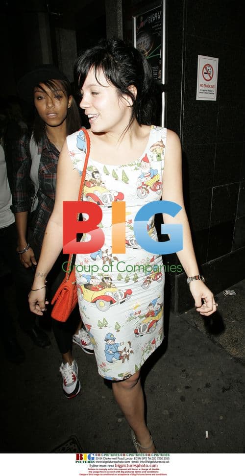 Lily Allen Enjoys London Punk Club