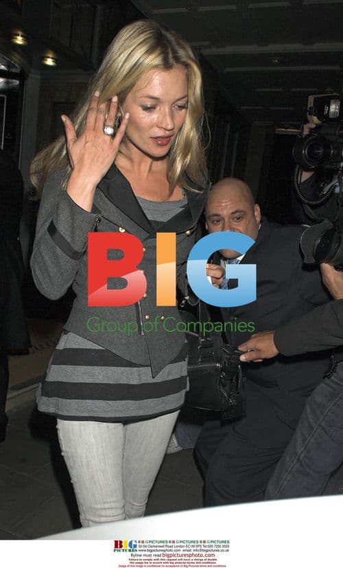 Kate Moss Leaving Claridges