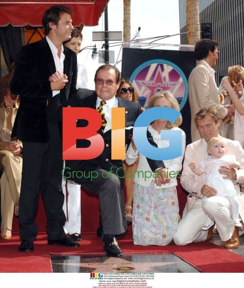 Roger Moore Hollywood Walk of Fame Ceremony