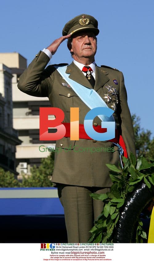 Spanish Royal Family at National Parade