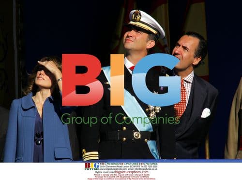 Spanish Royal Family at National Holiday Parade