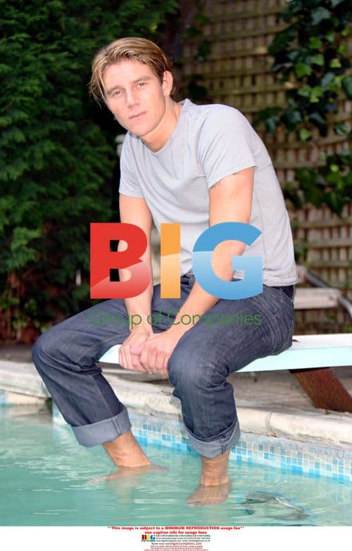 Ziggy Lichman Relaxing by Pool