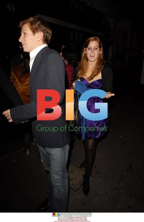 Princess Beatrice & Boyfriend Leave Boujis Nightclub
