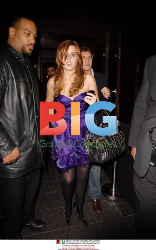 Princess Beatrice Leaving Boujis Nightclub