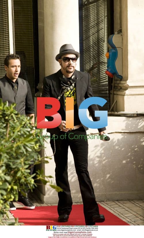 The BackStreet Boys at MTV Studios in Milan