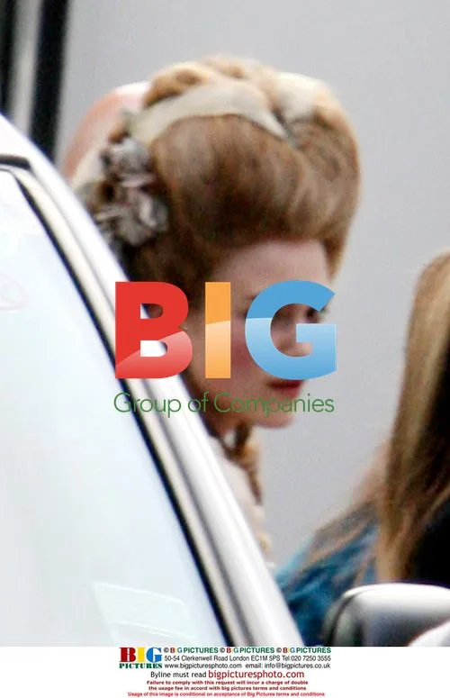 Keira Knightley filming 'The Duchess'