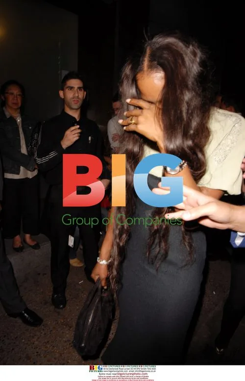 Naomi Campbell Leaves Nobu With Mystery Man