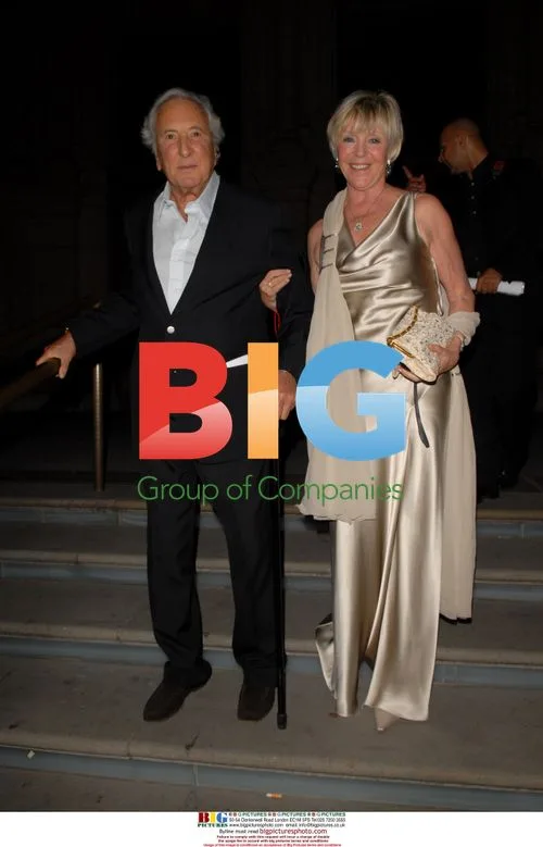 Michael Winner and guest at Natasha Caine's wedding