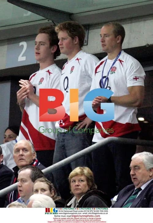 Prince Harry Celebrates England Rugby Win