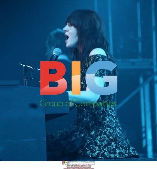 Kate Nash on stage at Girlguiding UK Big Gig