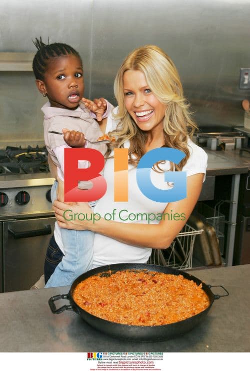 Melinda Messenger at Barnados Akwaaba Project