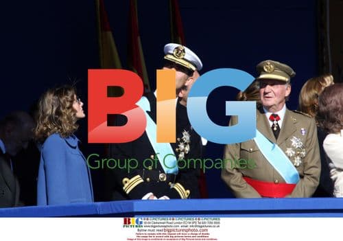 Spanish Royals at Military Parade