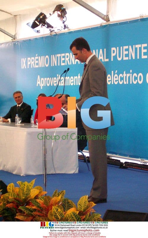 Spanish Royals and Portuguese President at Puente de Alcantara Awards