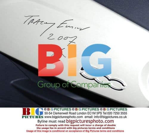 Tracey Emin's Fiat 500 at Duchess of York's Party