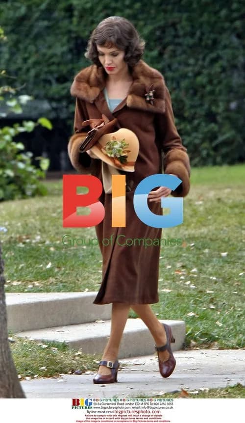Angelina Jolie on set of "The Changeling"