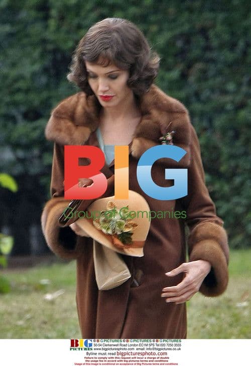 Angelina Jolie on the set of The Changeling