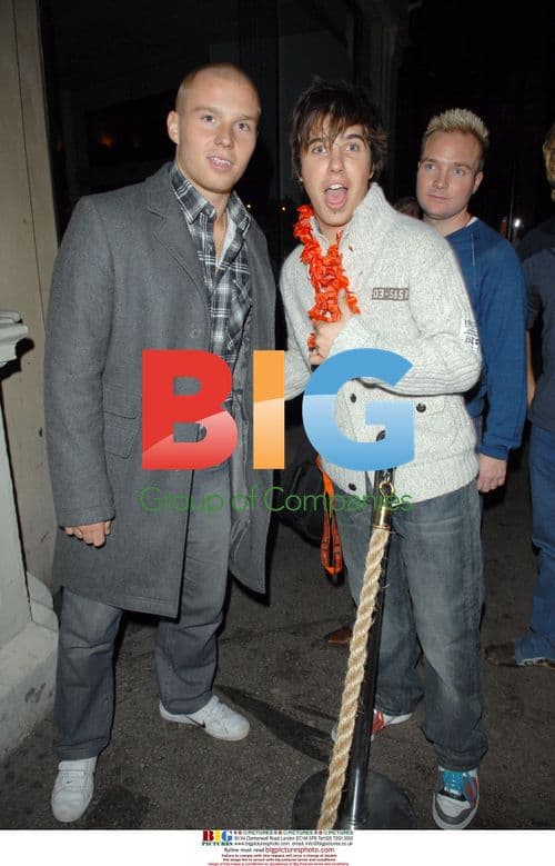 Kyal Marsh and Ben Nicholas at Mahiki Nightclub