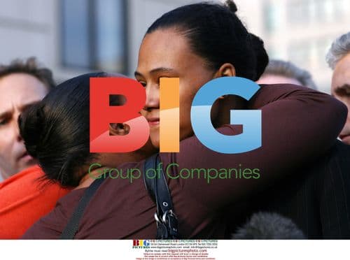 Marion Jones Hugs Family After Pleading Guilty