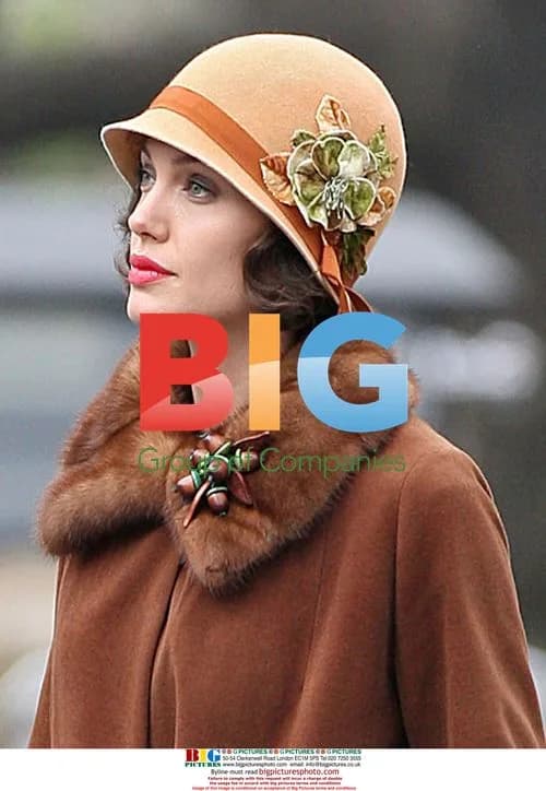 Angelina Jolie on set of "The Changeling"