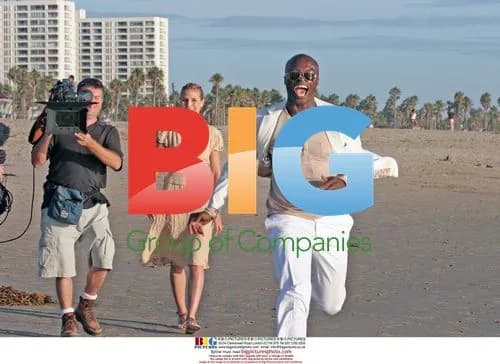 Heidi Klum and Seal on the Beach